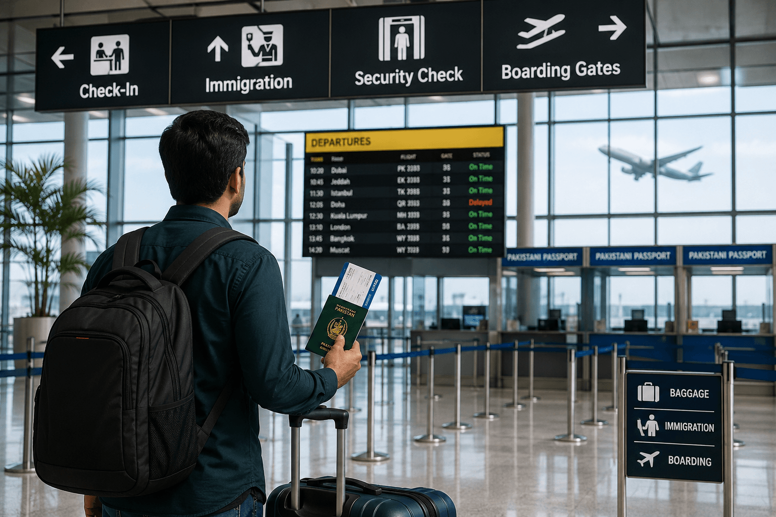 International Airport Guide for Pakistani Travellers: Check-In, Immigration & Boarding Explained