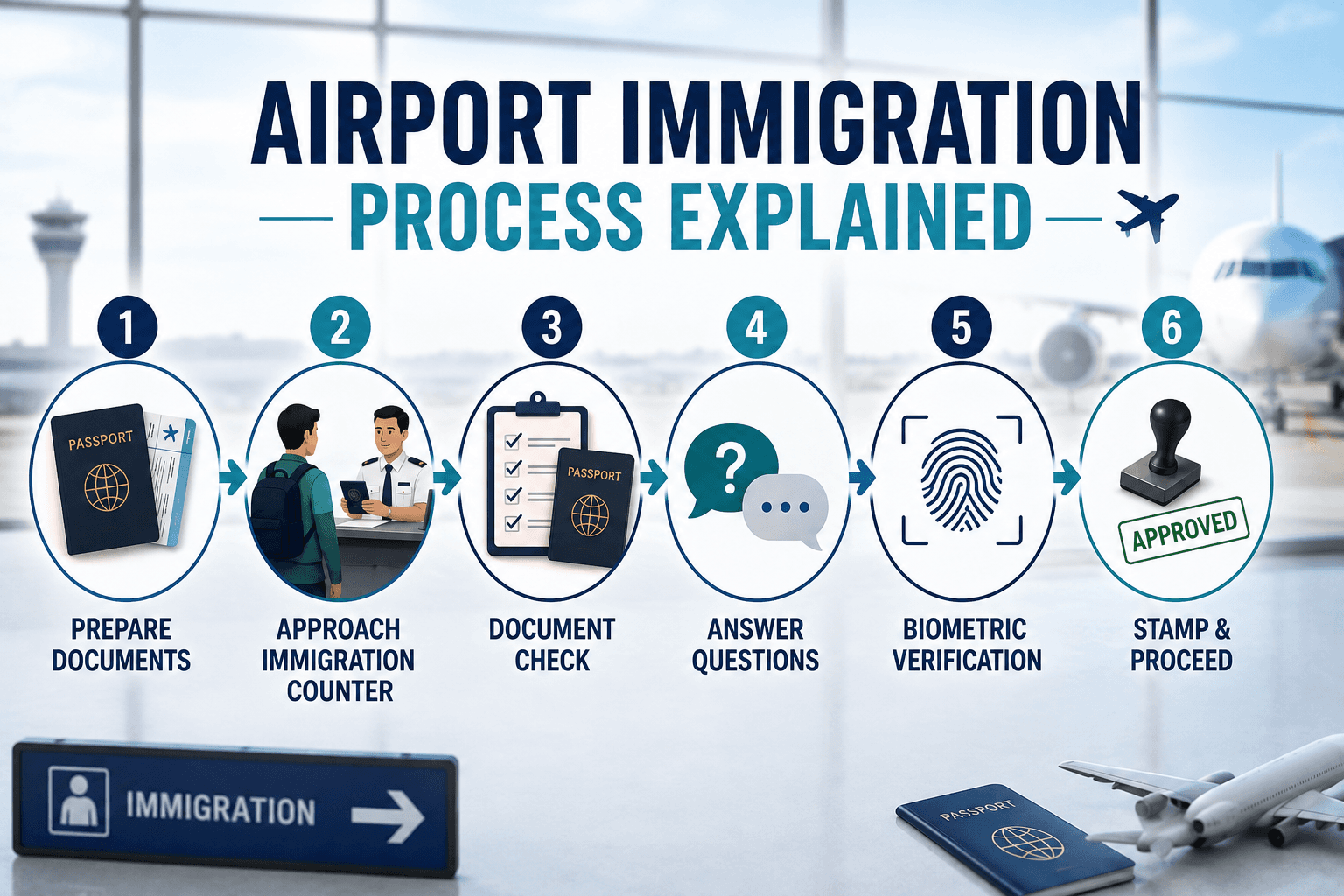 Airport Immigration Process Explained | New Umer Holidays Travel