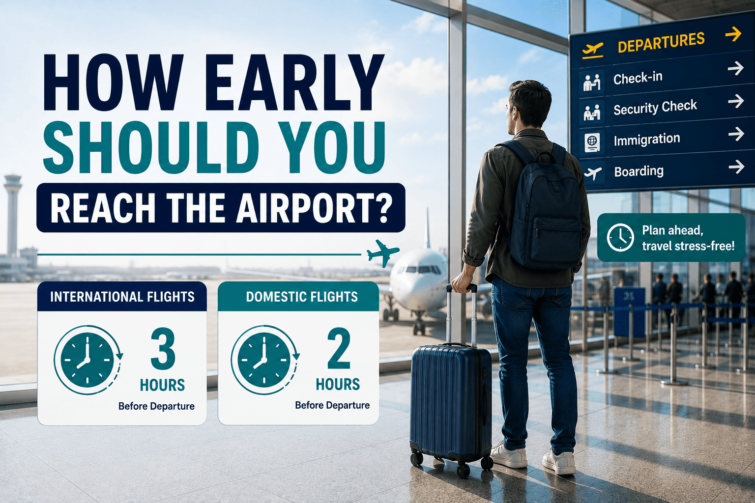 How Early Should You Reach the Airport? | New Umer Holidays Travel