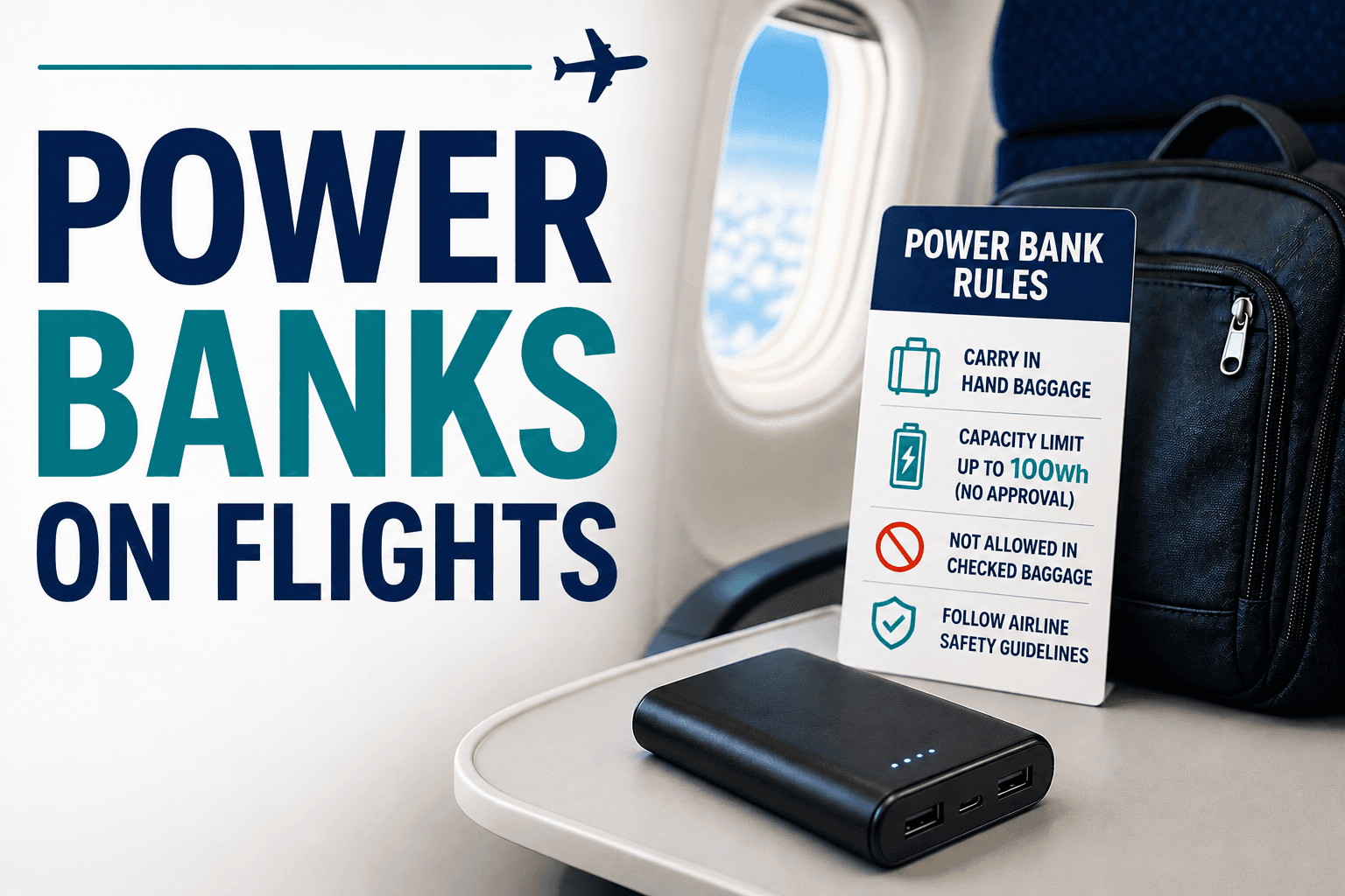 Power Banks on Flights | New Umer Holidays Travel