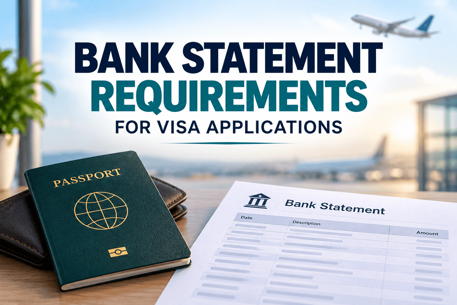 Bank Statement Requirements for Visa Applications | New Umer Holidays Travel