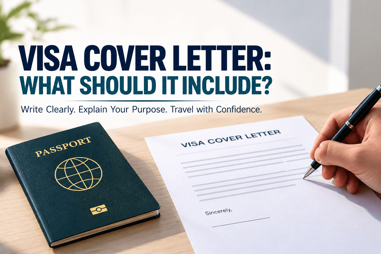 Visa Cover Letter: What Should It Include? | New Umer Holidays Travel