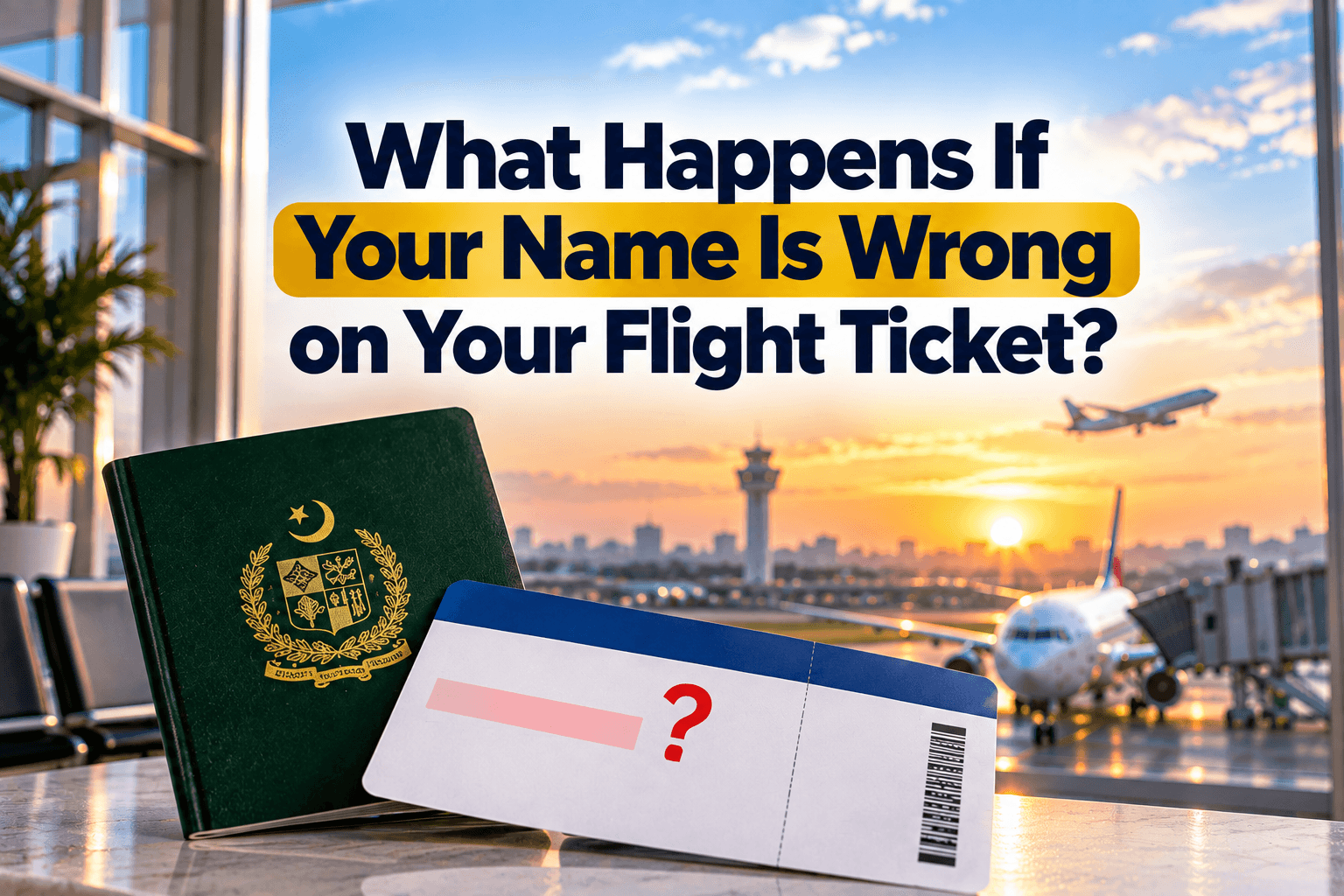 What Happens If Your Name Is Wrong on Your Flight Ticket? | New Umer Holidays Travel